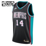 Memphis Grizzlies Trikot Zach Edey Nike 2025-26 Classic Edition Schwarz Swingman - Kinder